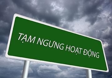 TẠM NGỪNG KINH DOANH
